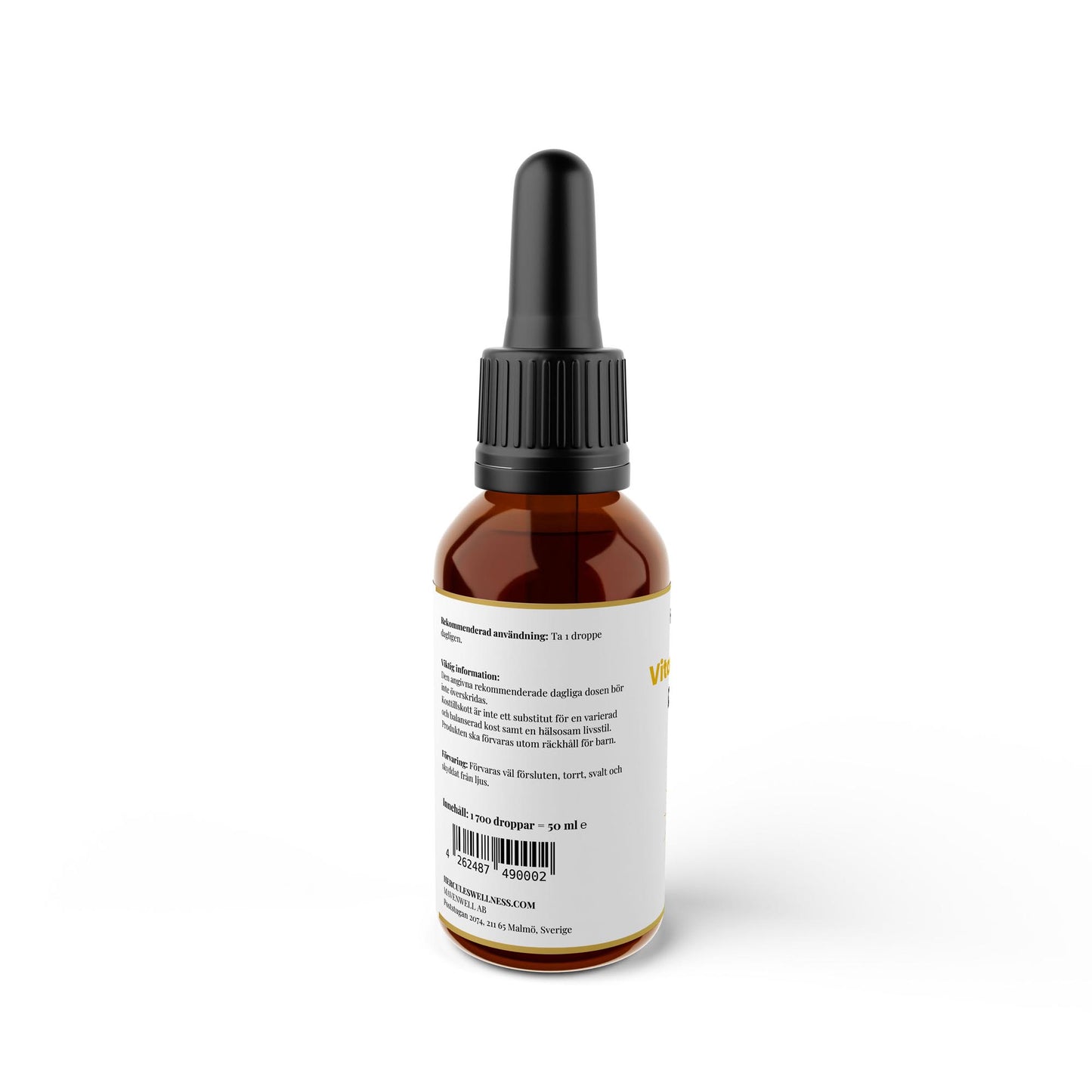 Vitamin D3 + K2 dråper – Immunsystem og hjertehelse