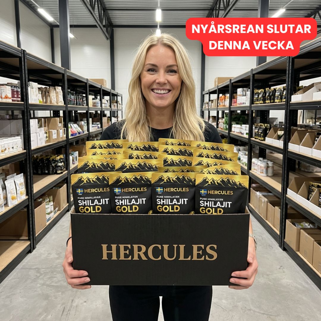 HERCULES 6-i-1 naturlige Shilajit-vingummier