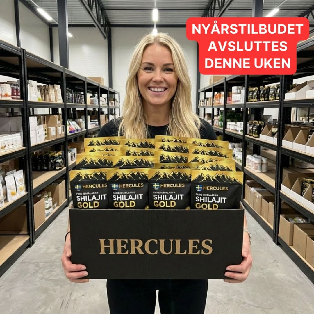 HERCULES 6-i-1 naturlige Shilajit-vingummier
