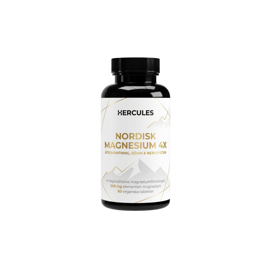Nordisk Magnesium 4X - Restitusjon, søvn og nervesystem